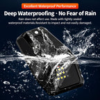Solar-Powered LED Car Roof Warning Light