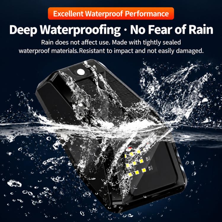 Solar-Powered LED Car Roof Warning Light