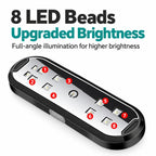 LED Car Door Warning Light Rechargeable Anti-Collision Light Magnetic Ambient Lamp