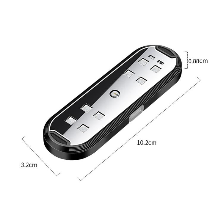 LED Car Door Warning Light Rechargeable Anti-Collision Light Magnetic Ambient Lamp