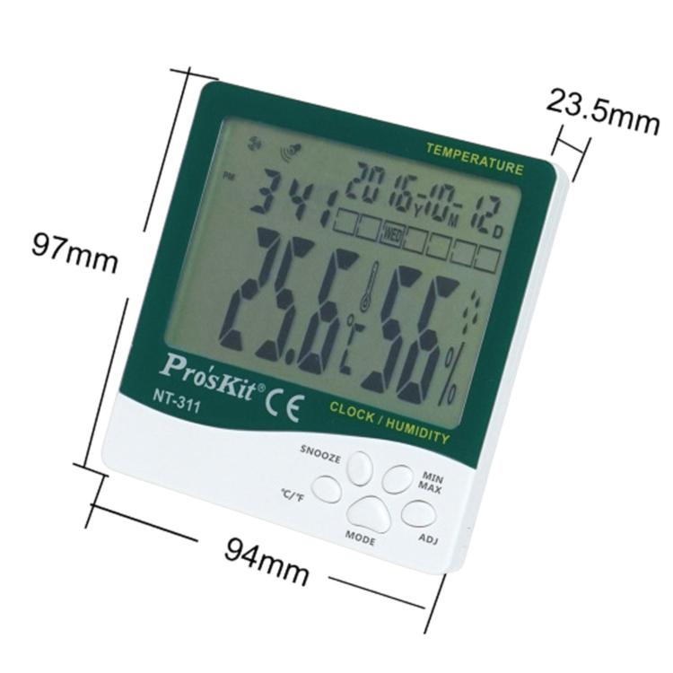 ProsKit NT-311 High Precision Digital Electronic Thermometer For Warehouse & Home Use — view 5