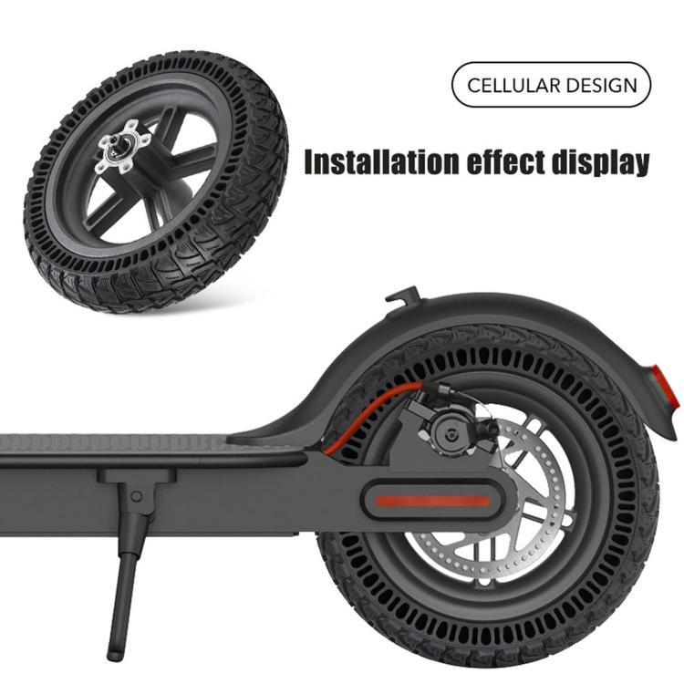 Scooter 9 x 2.25 inch Off-Road Solid Rear Wheel, For M365 Pro