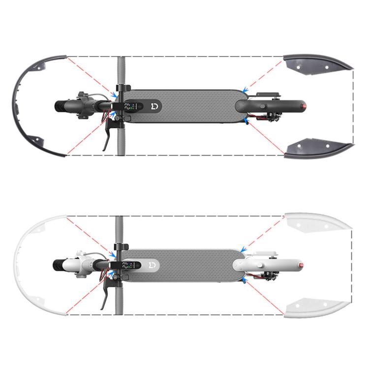 3 PCS/Set For Xiaomi M365 Scooter Front and Rear Deck Plastic Covers
