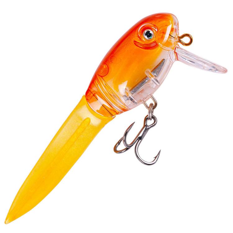 HENGJIA JM077 Floating Jointed Tadpole Fishing Lures Hard Crankbaits Baits