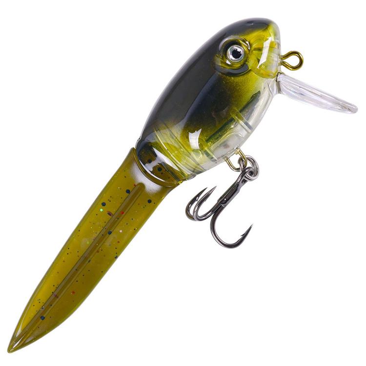 HENGJIA JM077 Floating Jointed Tadpole Fishing Lures Hard Crankbaits Baits — C