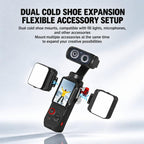 For Insta360 Luna Pro BRDRC Expansion Frame With Cold Shoe Mount