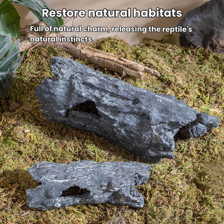 Gecko Reptile Hideout Turtle Basking Platform Landscape Bark — view 12