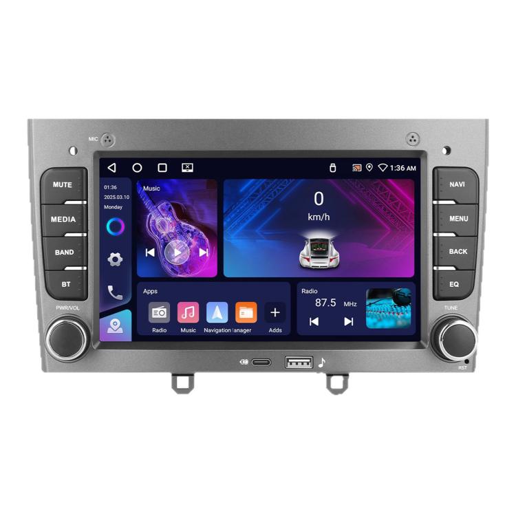 For Peugeot 408 / 308: In-Car Navigation Wireless CarPlay 7 Inch 4+64G Center Console Screen Radio Player