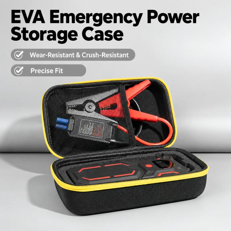 Hard Travel Case Compatible with Car Jump Starter EVA Shockproof Protective Storage Carrying Box