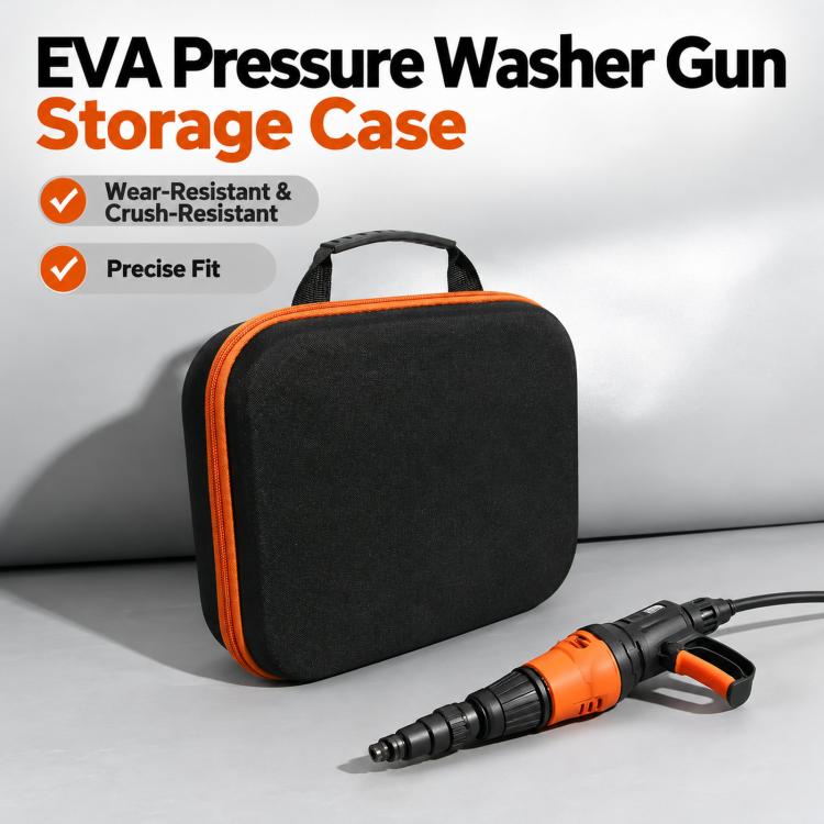 Hard Travel Case Compatible with Cordless Pressure Washer and Car Wash Gun Storage Carrying Box