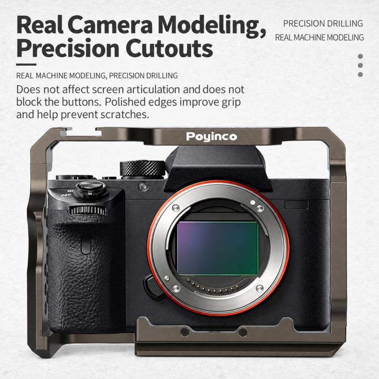 Poyinco Mirrorless Camera Cage, For Sony Alpha 7 III — view 5