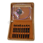 Interchangeable Circular Knitting Needles Set Aluminum Knitting Needle Kit with Case, 31 PCS/Pack