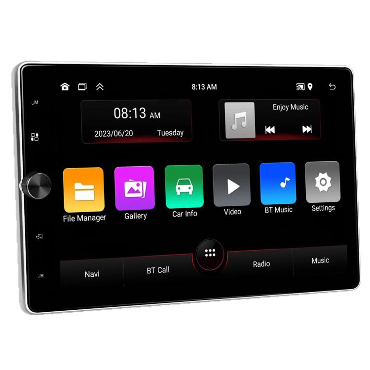 10.4 inch Single-Chassis Android Car Navigation System Wireless CarPlay 2+64GB Unit