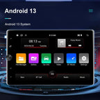 10.4 inch Single-Chassis Android Car Navigation System Wireless CarPlay 2+64GB Unit — Standard+AHD Camera+Mic