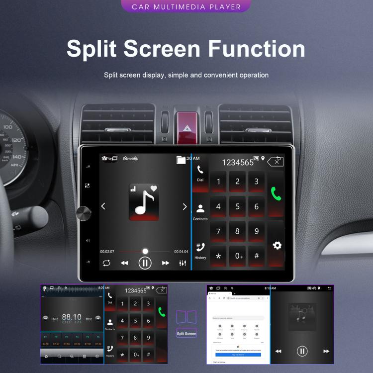 10.4 inch Single-Chassis Android Car Navigation System Wireless CarPlay 2+64GB Unit — view 13
