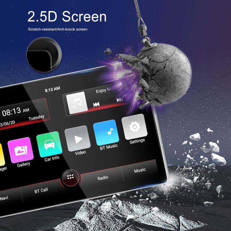 10.4 inch Single-Chassis Android Car Navigation System Wireless CarPlay 2+64GB Unit — view 15