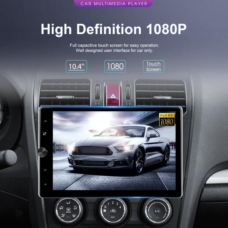 10.4 inch Single-Chassis Android Car Navigation System Wireless CarPlay 2+64GB Unit — view 10