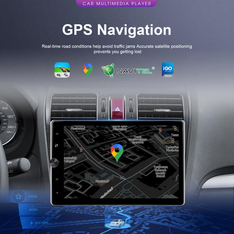 10.4 inch Single-Chassis Android Car Navigation System Wireless CarPlay 2+64GB Unit — view 11