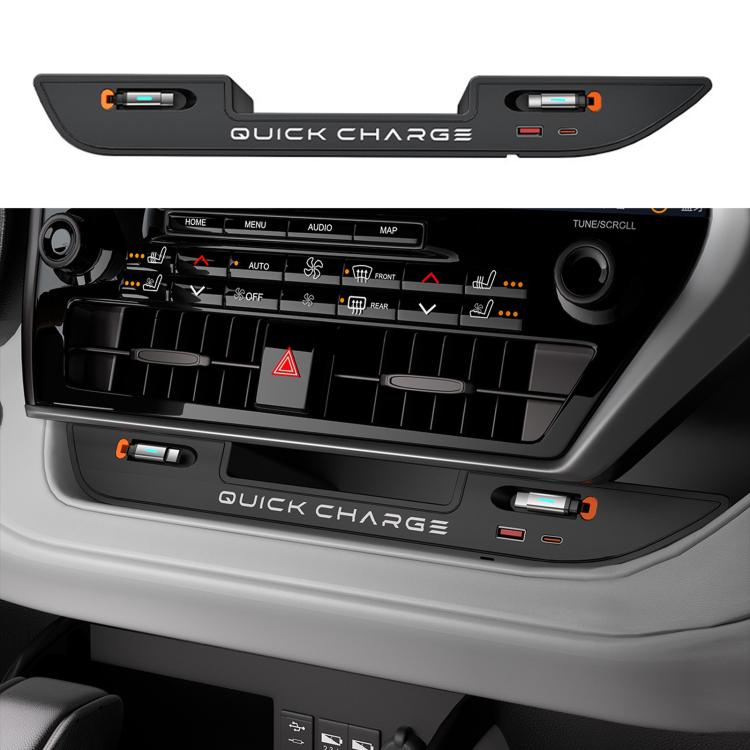 Front-Seat In-Car Fast-Charging Dock 65W Super-Fast Charger