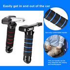 Car Door Handle Safety Hammer Emergency Escape Tool — With Lights Red