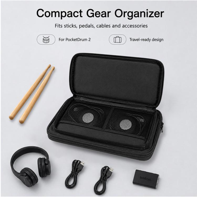 For PocketDrum 2 Air Drumsticks Carrying Case Portable Shoulder Bag — view 5