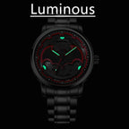 YAZOLE N949 Men Wristwatch With Rotating Bezel Luminous Stainless Steel Band Quartz Movement — view 5