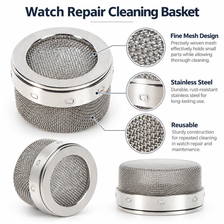 Watch Movement Parts Cleaning Basket Watch Repair Tool — view 4