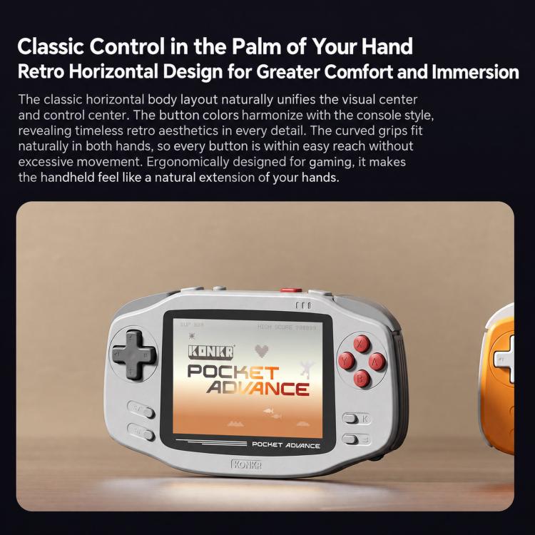 AYANEO KONKR Pocket Advance 3.5 Inch LCD Screen Android Game Console Mini Retro Handheld Game Player