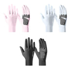 WEST BIKING Full-Finger Cycling Gloves Anti-Slip Touchscreen-Compatible — Light Gray