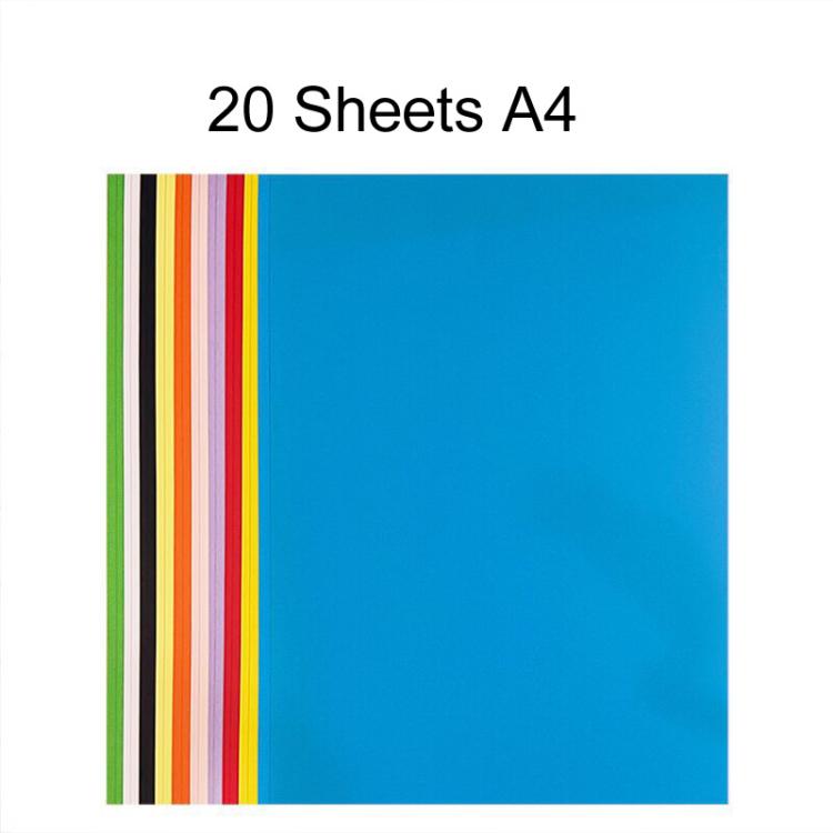 200GSM Cardstock Paper Pack for DIY Crafts, Postcards — 10 Colors 50 Sheets A5