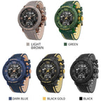 SMAEL 8140 Outdoor Use Multifunctional Waterproof Digital Sports Watch for Students — Light Brown