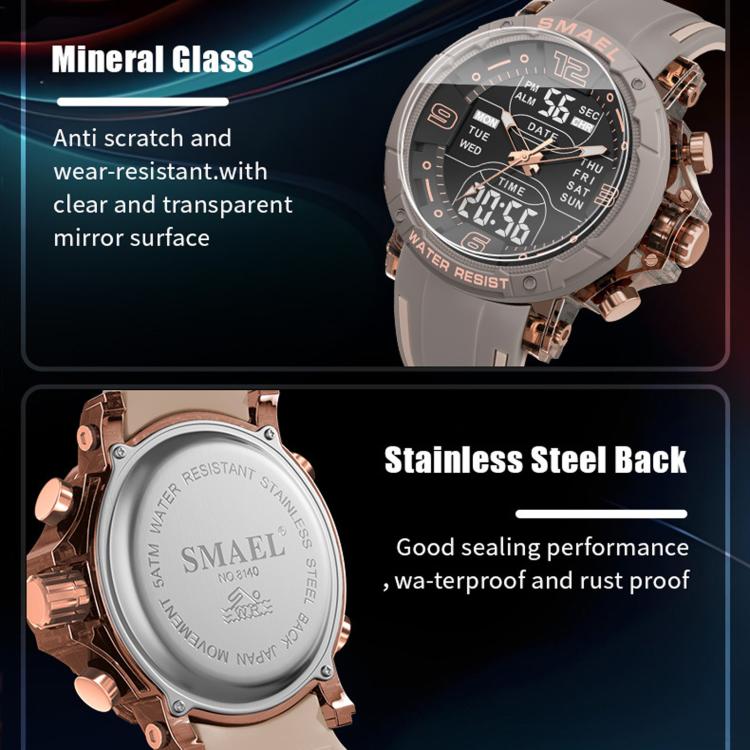 SMAEL 8140 Outdoor Use Multifunctional Waterproof Digital Sports Watch for Students — view 12