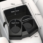 Car Tissue Box Armrest Box Cup Organizer — view 3