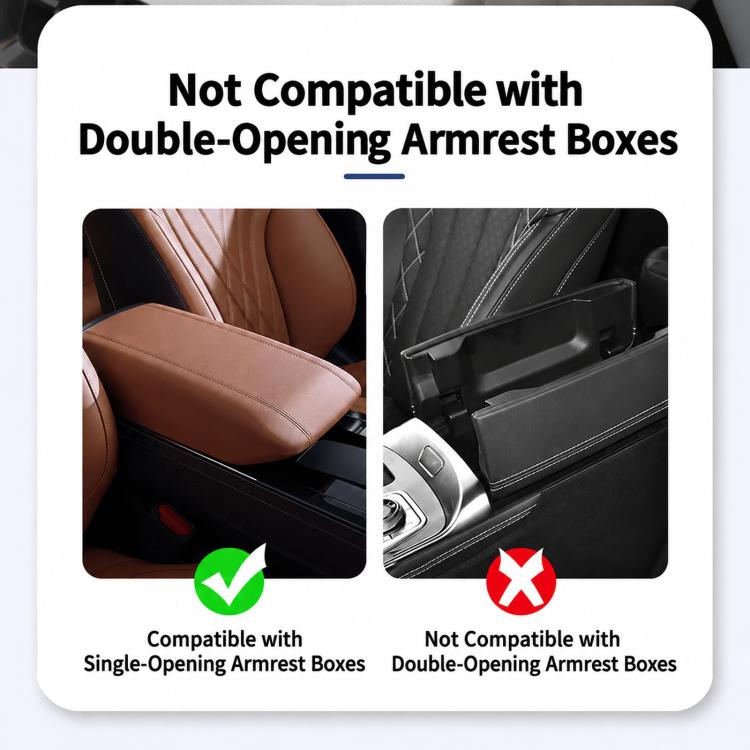 Car Tissue Box Armrest Box Cup Organizer — view 4
