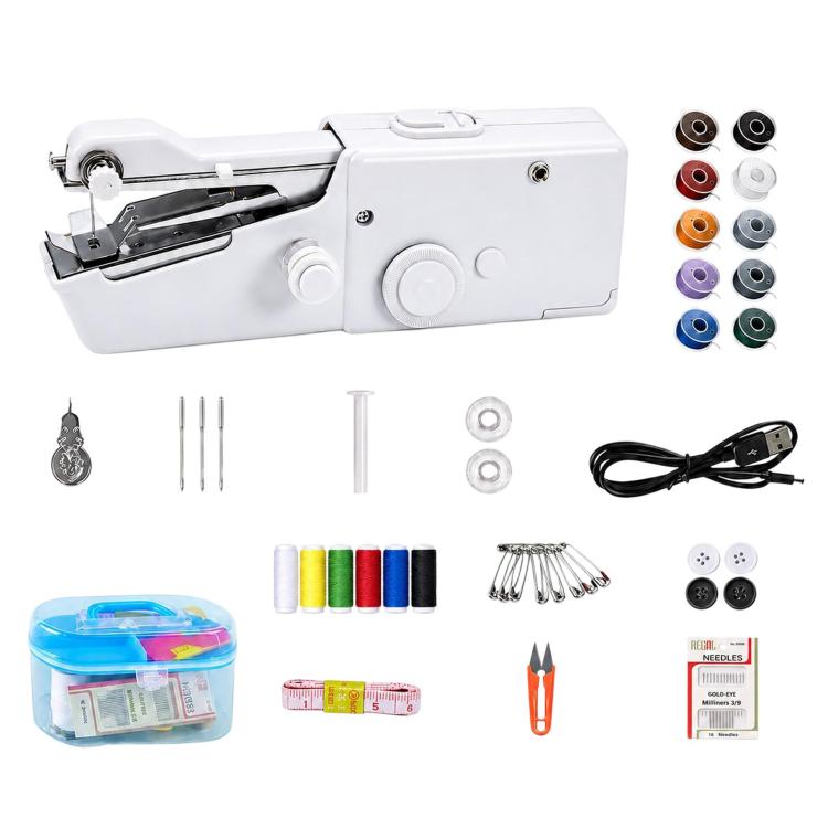 Household Handheld Electric Sewing Machine Multifunctional Mini DIY Sewing Machine — Luxury