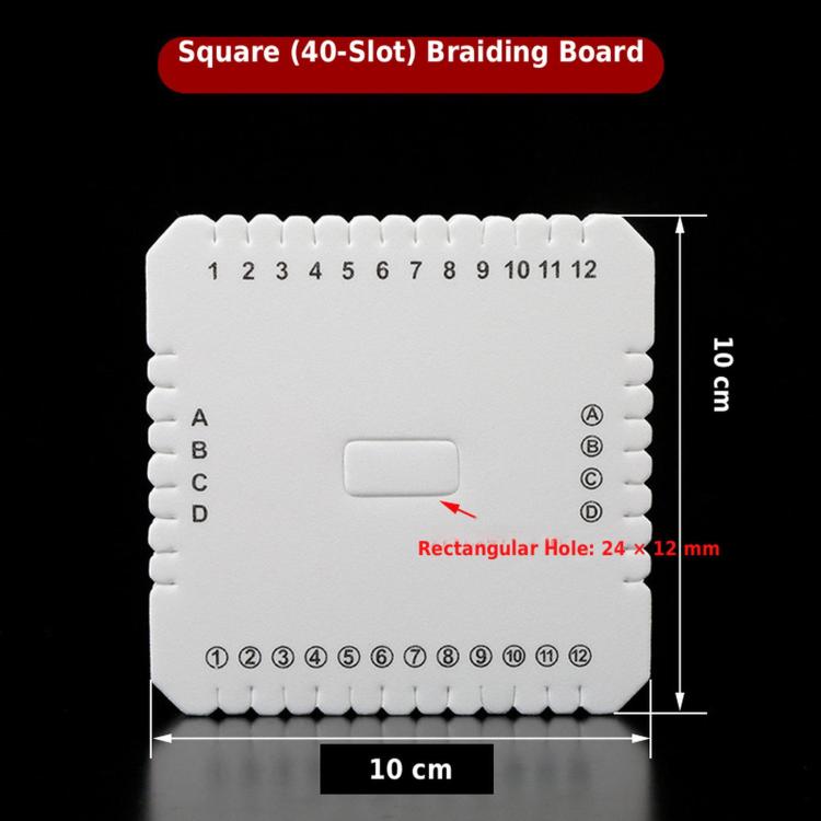 Chinese Knotting Braiding Loom With Multiple Hole Configurations For DIY Bracelet Making