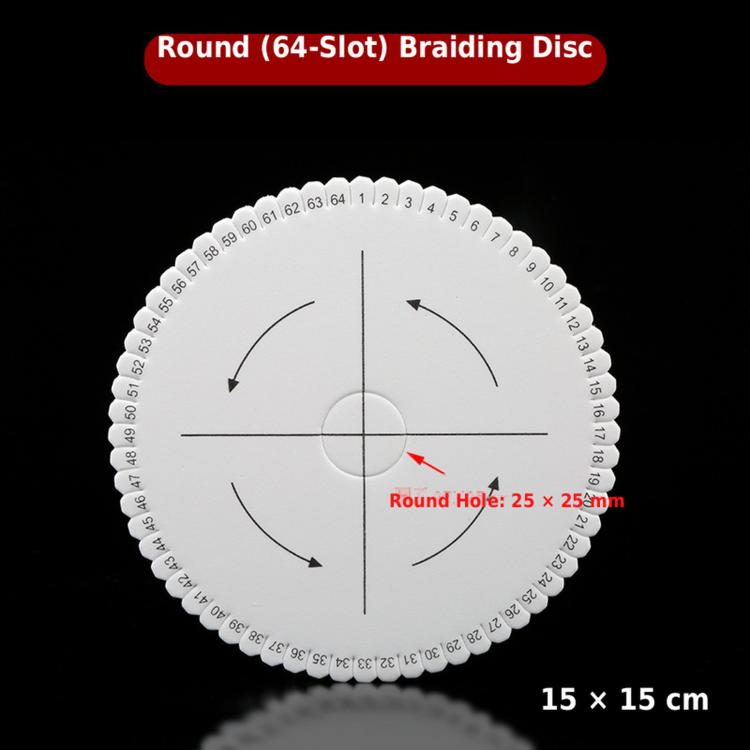 Chinese Knotting Braiding Loom With Multiple Hole Configurations For DIY Bracelet Making — 10x10 Rd 32H