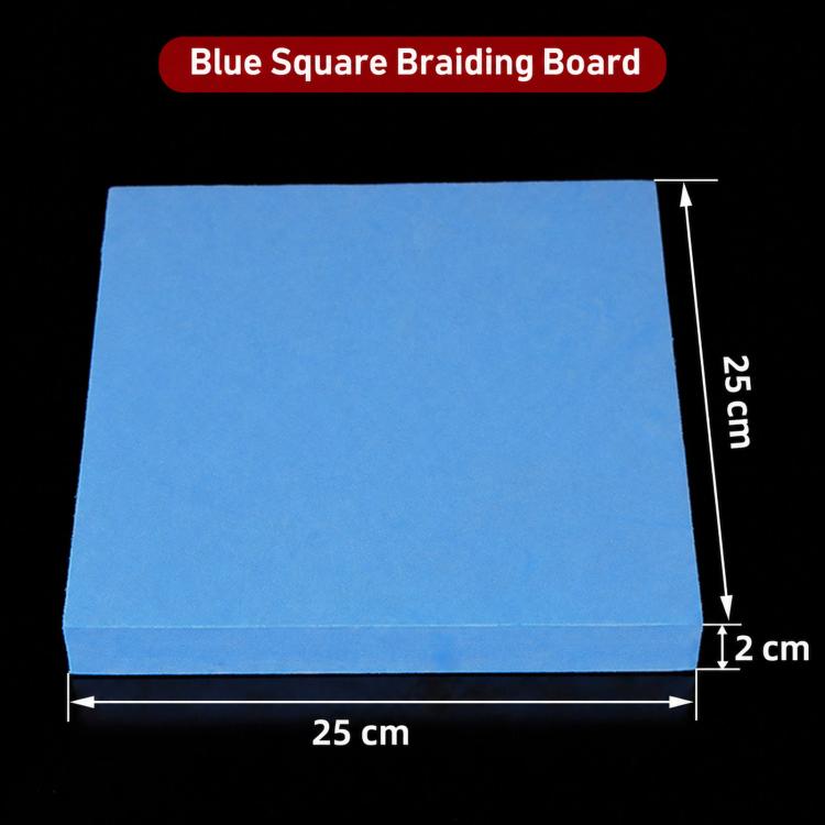 Chinese Knotting Braiding Loom With Multiple Hole Configurations For DIY Bracelet Making — 20x20 Blue