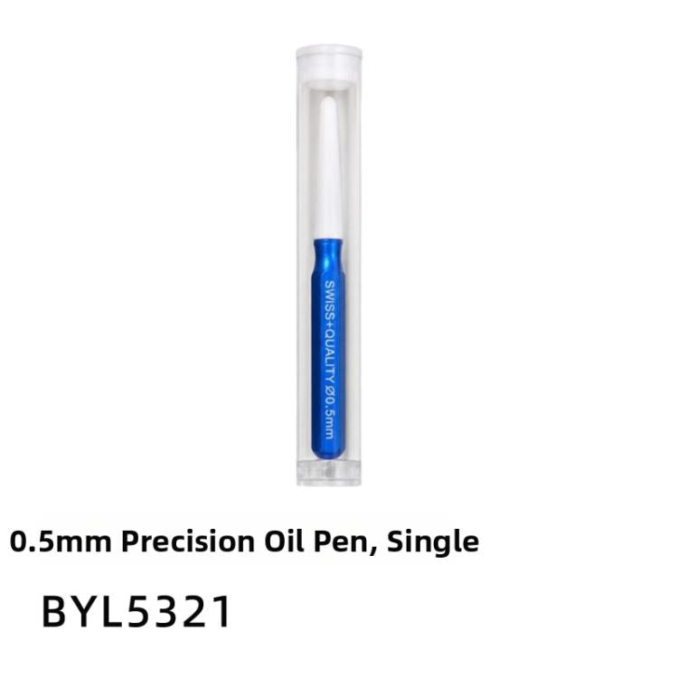 Precision Watch Oiler Pen Metal Point Oil Applicator For Watch Repair Tools Maintenance Kit Fine Needle Tip0.2mm To 0.6mm — Black 0.3