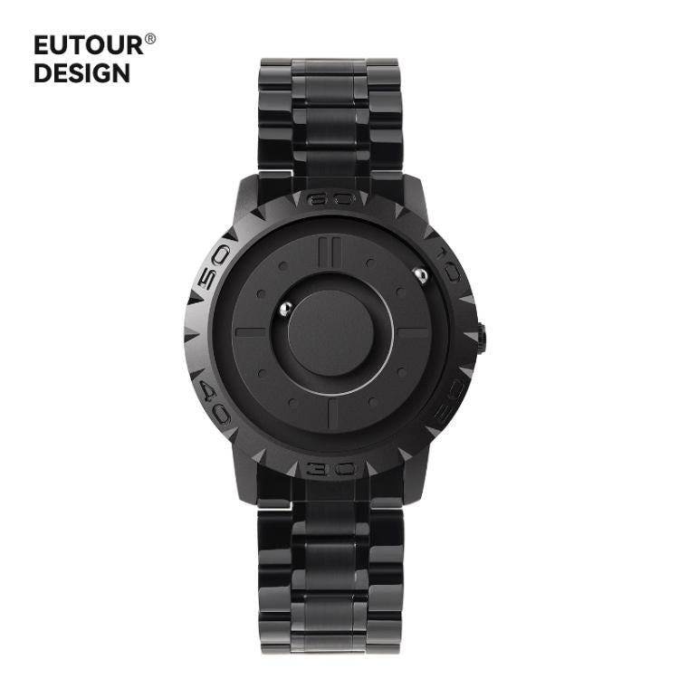 EUTOUR E030 Magnetic Levitation Watch Sci-Fi Floating Dial Wristwatch For Students With Silicone And Stainless Steel Strap Minimalist Concept Timepiece