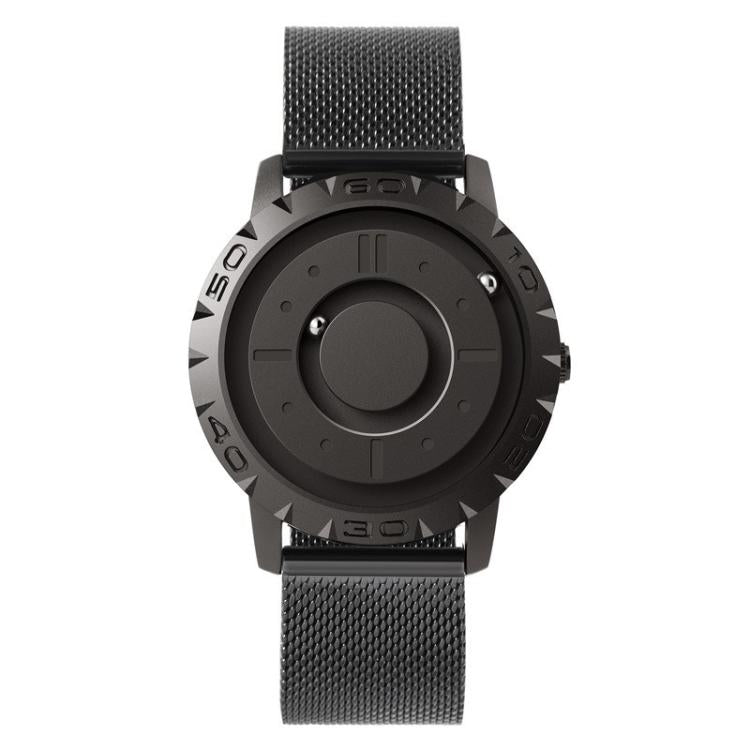 EUTOUR E030 Magnetic Levitation Watch Sci-Fi Floating Dial Wristwatch For Students With Silicone And Stainless Steel Strap Minimalist Concept Timepiece — E030E-P1E