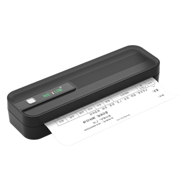 NETUM P801 A4 Portable Printer Wireless Thermal Error Question Printer For Home Use — White