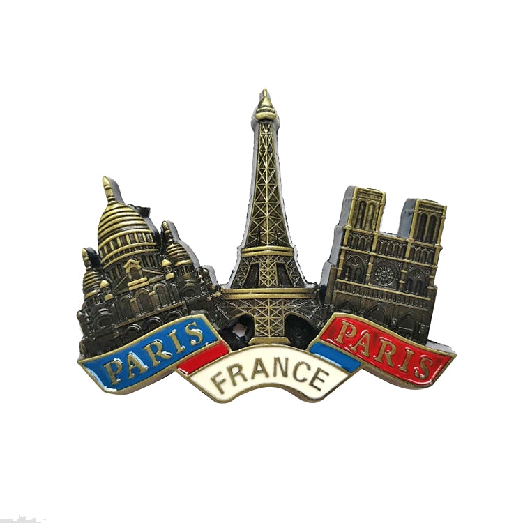 Architectural Landscape Metal Magnetic Refrigerator Stickers Home Decoration — Arena