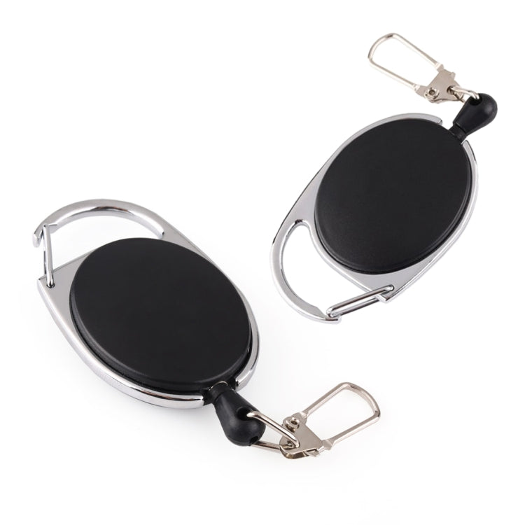 Outdoor Telescopic Wire Rope Key Ring Burglar Keychain EDC Retractable Chain Return key Ring Holder