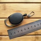 Outdoor Telescopic Wire Rope Key Ring Burglar Keychain EDC Retractable Chain Return key Ring Holder