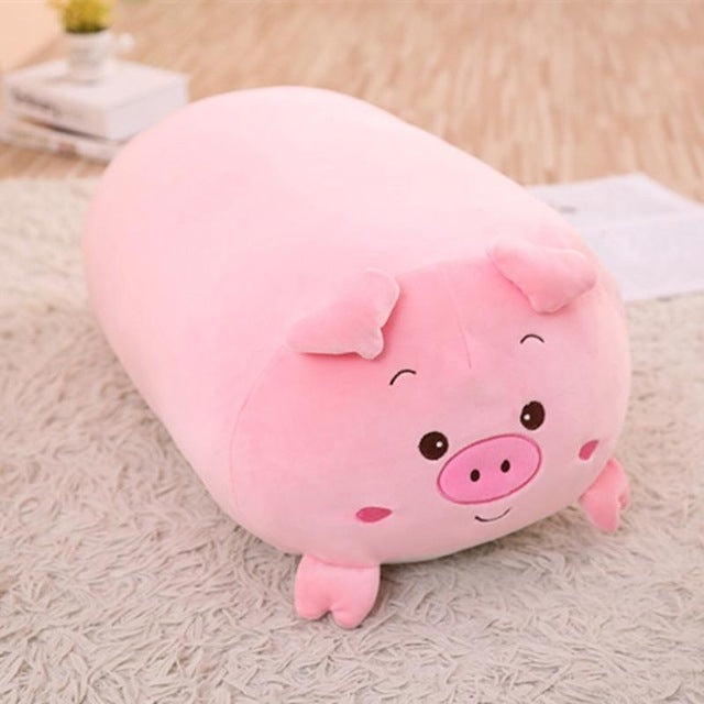 New Soft Animal Cartoon Pillow Cushion Cute Fat Dog Cat Totoro Penguin Pig Frog Plush Toy — dog
