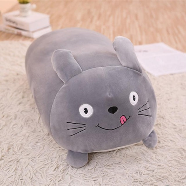 New Soft Animal Cartoon Pillow Cushion Cute Fat Dog Cat Totoro Penguin Pig Frog Plush Toy — view 8