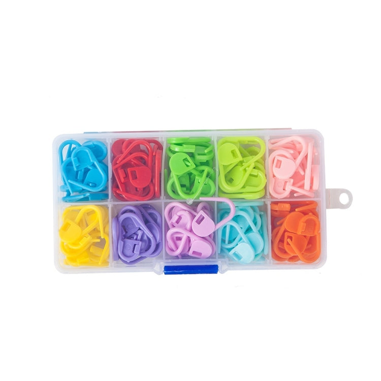 Colorful Plastic Sweater Weaving DIY Hand Tool Accessories Pin Mark Buckle