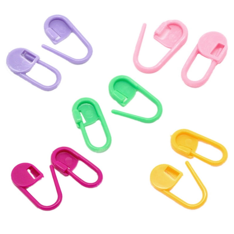 Colorful Plastic Sweater Weaving DIY Hand Tool Accessories Pin Mark Buckle