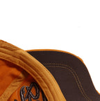 Embroidery Letter Pattern Adjustable Curved Eaves Baseball Cap, Head Circumference: 54-62cm — purple yellow